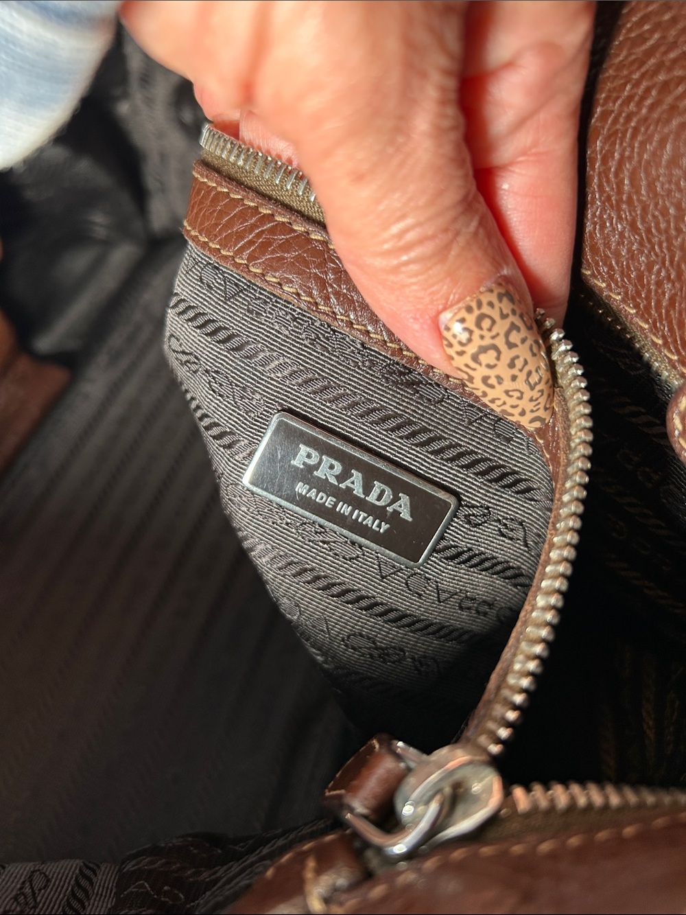 421. Vintage Prada Multi-Pocket Shoulder Bag - Picture 2 of 14